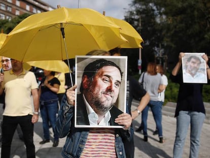 Protestes al carrer després de publicar-se la sentència del Suprem.