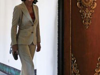 La presidenta de Banco Santander, Ana Botin, el pasado 26 de septiembre.