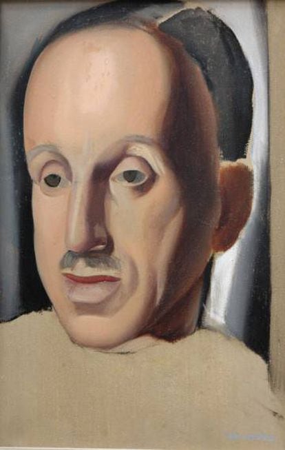 El retrato inacabado de Alfonso XIII atribuido a la artista ruso-polaca. Fue pintado en 1934.