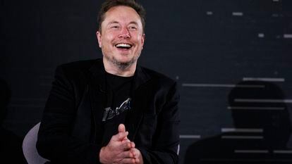 El propietario de X, Elon Musk, en una fotografía de archivo durante un acto en Londres (Reino Unido).