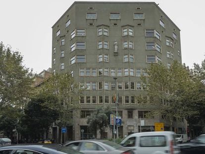 Sede del Departament de Justícia, en Barcelona.