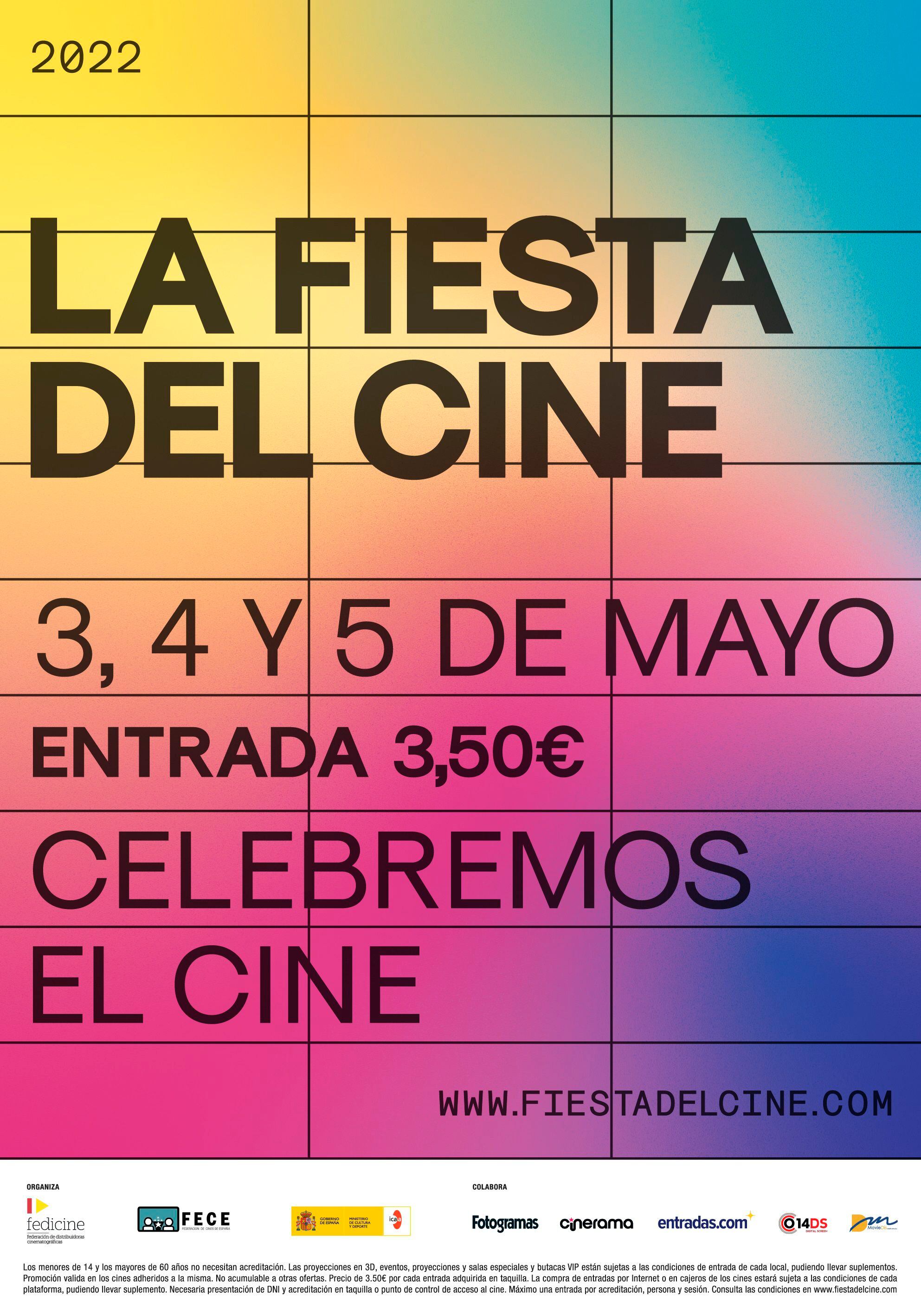 Cartel de la 18ª edición de la 'Fiesta del cine'
