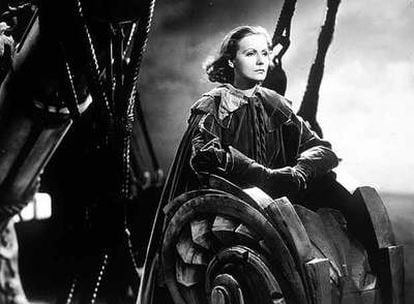 Greta Garbo, en una de las escenas más intensas de la película <i>La reina Cristina de Suecia</i>, de Rouben Mamoulian.