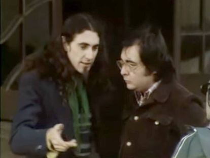 Moment de l’entrevista d’Àngel Casas a Pau Riba el 1975, inici de 'Gestió de caos'.
