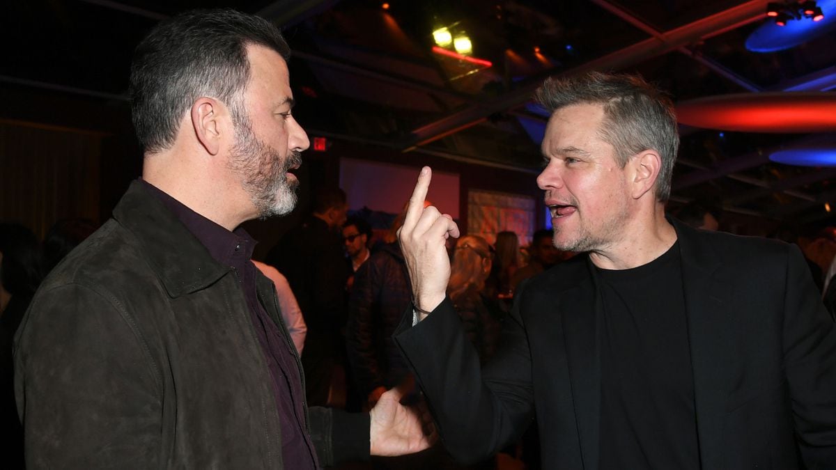 Come la finta faida tra Matt Damon e Jimmy Kimmel si è conclusa sul tappeto rosso dopo 18 anni |  la gente