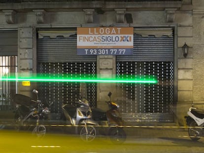 Un local per llogar a Barcelona.