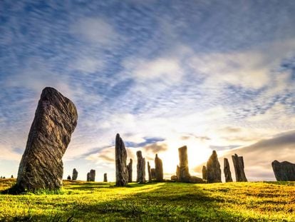 Las Piedras de Callanish, en la isla de Lewis (Escocia).