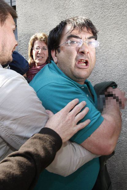 Detención el 20 mayo de 2008 de Thierry, en la localidad francesa de Burdeos.