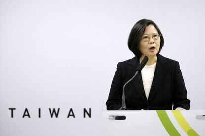 La presidenta electa de Taiw&aacute;n, Tsai Ing-wen, este martes en Taipei.