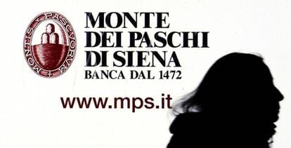 Una publicidad del Monte dei Paschi.