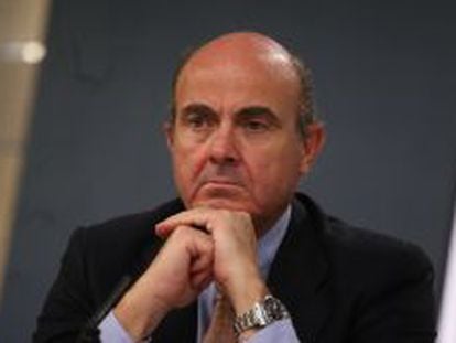 Luis de Guindos, ministro de Econom&iacute;a