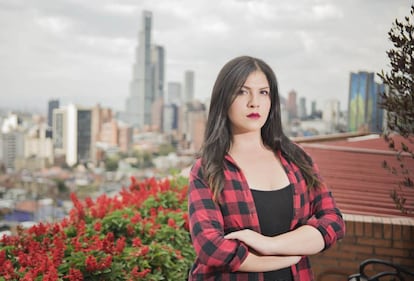 Lorena Beltrán, de 22 años, en Bogotá.