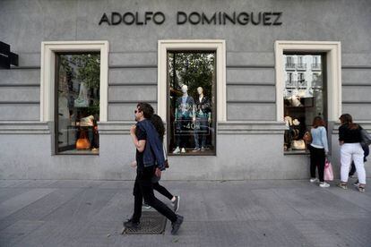 Tienda de Adolfo Domínguez de la calle Serrano de Madrid.