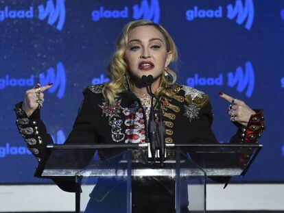 Madonna, en los últimos premios GLAAD.