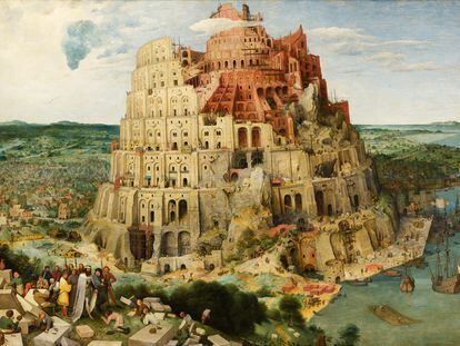 'La torre de Babel' (1563), óleo de Pieter Brueghel el Viejo de la colección del museo Kunsthistorisches de Viena