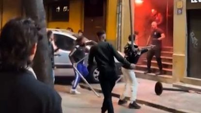 Tres detenidos por una pelea a las puertas de la discoteca Platea, de Girona.
