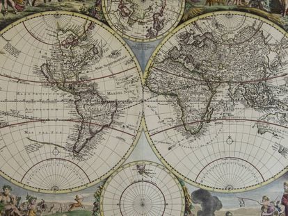 Mapa 'Nova Orbis Tabula' (1711), de Frederik de Wit.