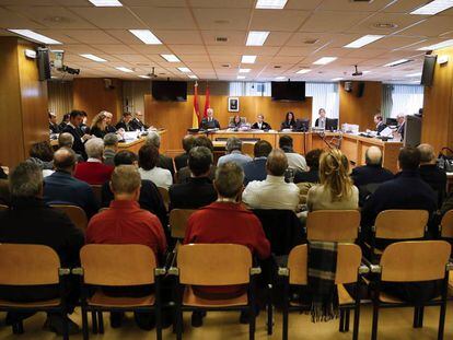 Primera sesión del juicio del caso Guateque.