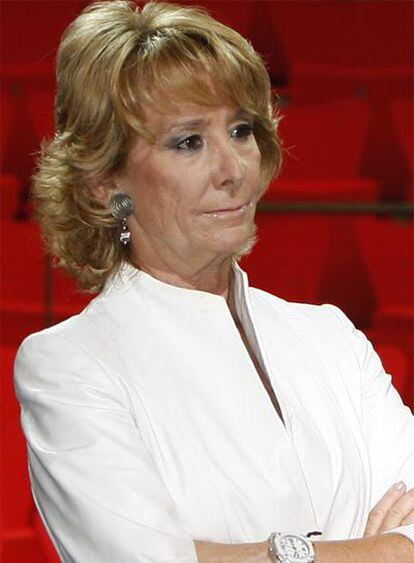 La presidenta de Madrid, Esperanza Aguirre.