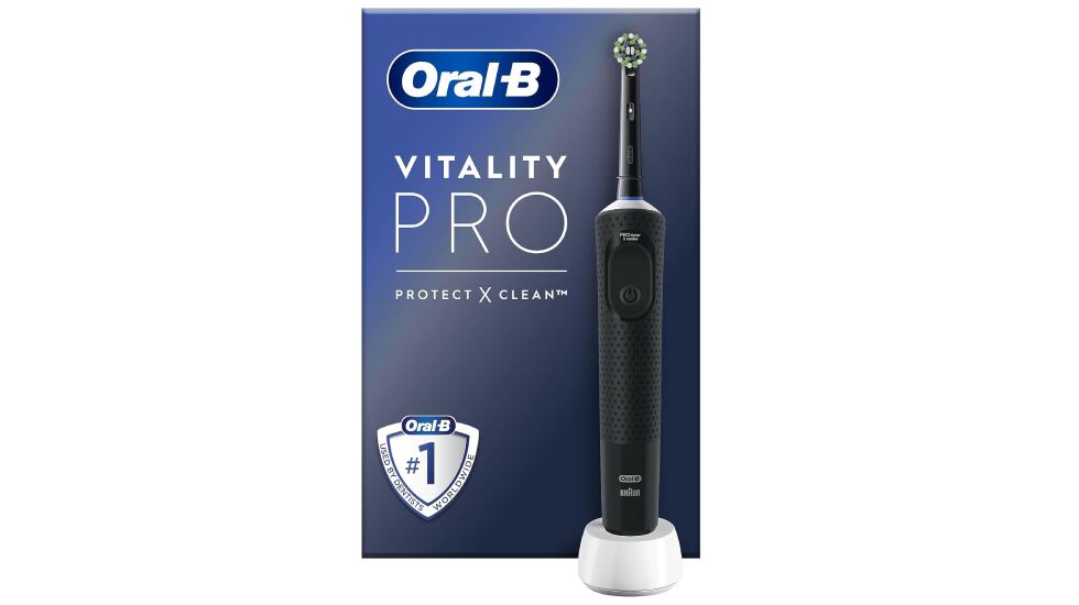 Cepillo eléctrico rotatorio Oral-B Vitality Pro.