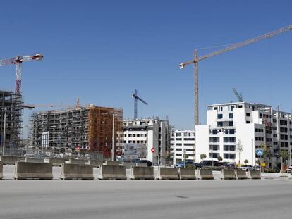 Viviendas en construcci&oacute;n en Madrid
