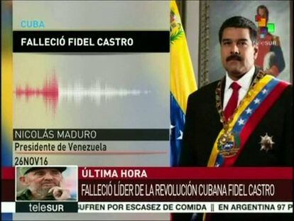 VÍDEO: Mensaje de condolencia del presidente de Venezuela, Nicolás Maduro.