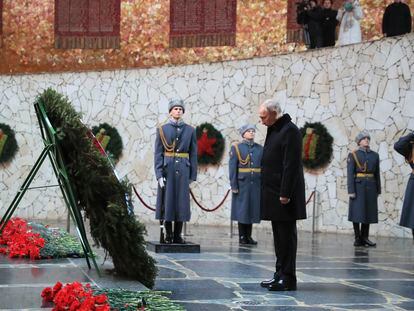 El presidente ruso, Vladimir Putin, asiste a una conmemoración del 80º aniversario de la victoria soviética en la batalla de Stalingrado, en Volgogrado (antigua Stalingrado), el jueves 2 de febrero.