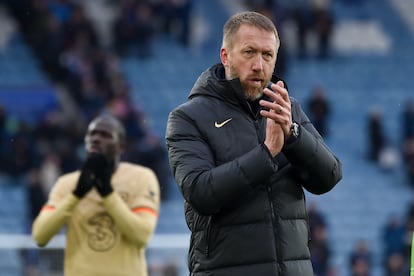 Graham Potter, durante un partido de esta temporada.