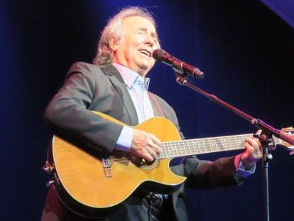 Joan Manuel Serrat, durant el seu concert a Buenos Aires.
