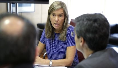 La ministra de Sanidad, Ana Mato, durante la reunión de este jueves.