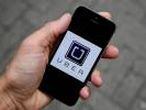 FILE PHOTO: The Uber app logo on a mobile telephone