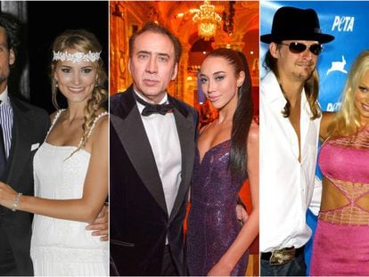 Feliciano López, Alba Carrillo, Nicolas Cage, Erika Koike,Kid Rock y Pamela Anderson.