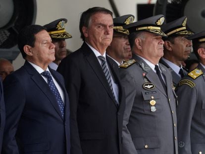 El presidente saliente de Brasil, Jair Bolsonaro, en un acto militar el pasado 26 de noviembre.