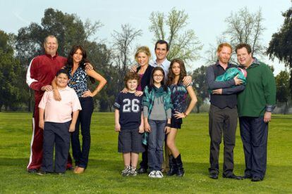 Los actores principales de <i>Modern family. </i>