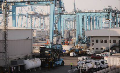 El puerto de Algeciras es uno de las infraestructuras portuarias que mueve más mercancías de Europa.