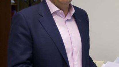 José Luis Sanz, en la sede del PP.