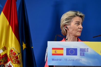 La presidenta de la Comisión Europea, Ursula von der Leyen.