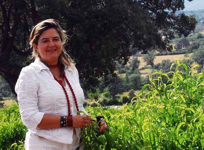 Josefina Mena, directora ejecutiva de exportación de Castelnovo Nature, en la finca El Verdugal.