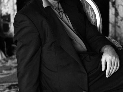 Gianni Versace, durante una visita a Madrid en 1990.