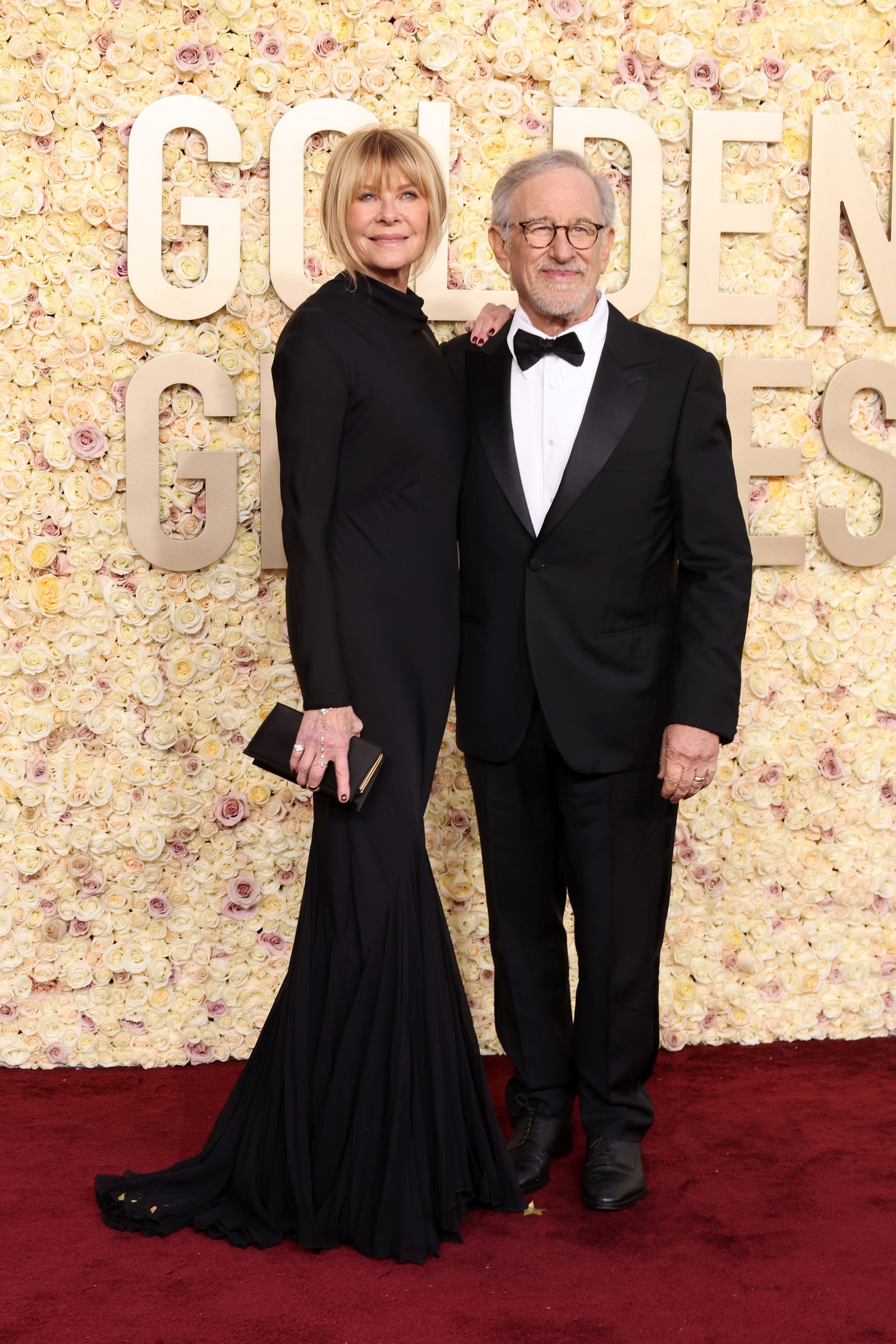 El matrimonio formado por Kate Capshaw y Steven Spielberg.