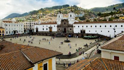 El centro histórico de Quito, en Ecuador, está repleto de restos de su pasado colonial.