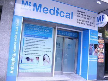 Exterior de la clinica en Madrid