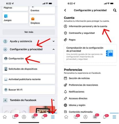 Cómo desactivar temporalmente tu cuenta de Facebook.