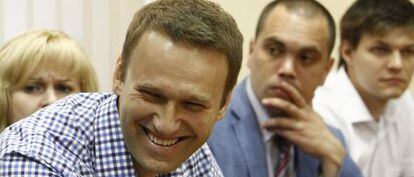 Alexei Navalni, segundo en las elecciones municipales de Mosc&uacute;.