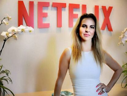 Kate del Castillo en una presentación de 'Ingobernable'