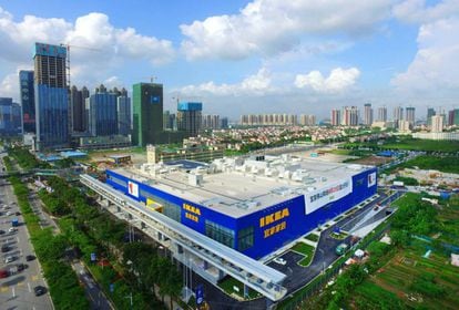 Una nueva tienda de ikea en Foshan, al sur de China
