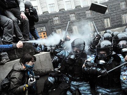 Imágenes de la manifestación en la capital ucrania.