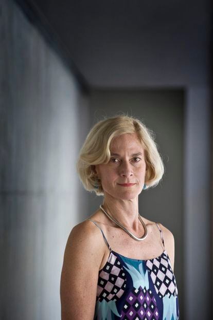 Martha Nussbaum, ayer, en el CCCB