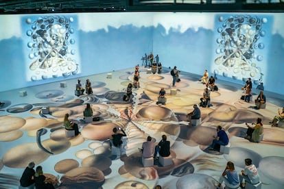 Exposición interactiva dedicada a Dalí que se verá en Bombas Gens, en una imagen cedida.