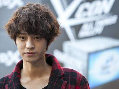 Jung Joon-young, en agosto de 2014 en Los Ángeles (California).